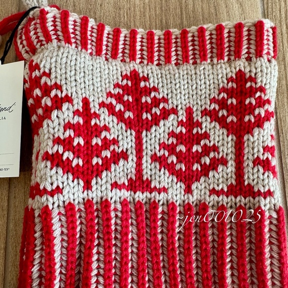 20" Tree Knit Stocking Red - Hearth & Hand Magnolia - Picture 12 of 12